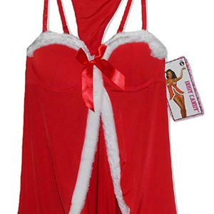 Body Candy Red Sexy Santa Teddy Intimates